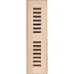 4" x 10" Red Oak Drop In Grill